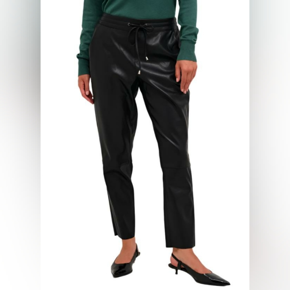 Kaffe | Vegan Leather Pants